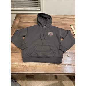 Billabong Hoodie Womens Medium Floral Graphic Pullover Surf Skate Sweatshirt